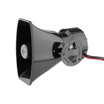 ДИНАМИЧЕСКАЯ СИГНАЛИЗАЦИЯ СИРЕНА СИГНАЛИЗАЦИЯ МЕГАФОН 7 ТОНОВ 100ВТ ПОЛИЦИЯ ОХРАНА