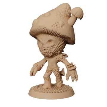 Figurki Dice Head CIBI Fungal warrior RPG