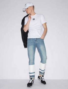 Spodnie ARMANI EXCHANGE męskie jeansy slim W32