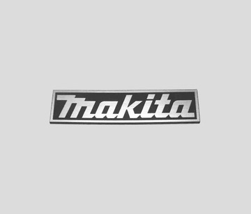 MAKITA naklejka emblemat 59x15mm * SREBRNA