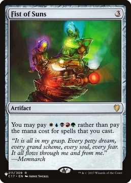 Karta Magic: The Gathering Fist of Suns The List