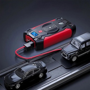 POWERBANK JUMP STARTER BOOSTER 20000MAH ФОНАРИК БЕСПРОВОДНАЯ ЗАРЯДКА