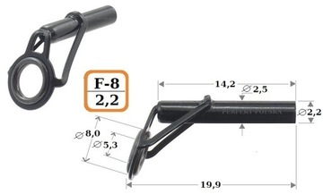 PRZELOTKA SZCZYTOWA PERFEKT BK F-8 / 2,2 mm
