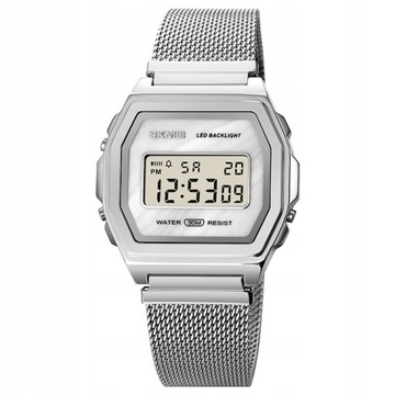 SKMEI N1069a мужские часы, светодиодный сетчатый браслет vc3
