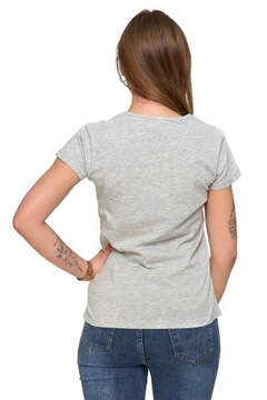 3x T-Shirt Koszulka Damska Bawełniana Gładka Top Damski Zestaw MORAJ XL