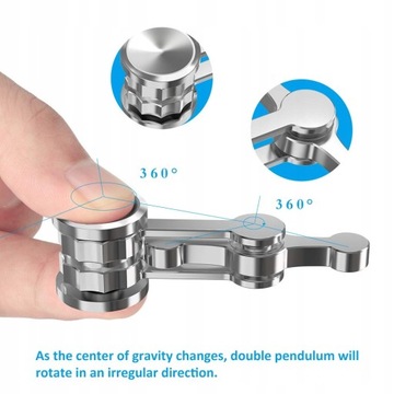 Спиннер для борьбы с тревогой, игрушка для вращения пальцев