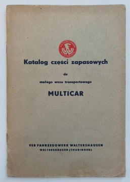 Katalog części zapasowych wozu transportowego MULTICAR