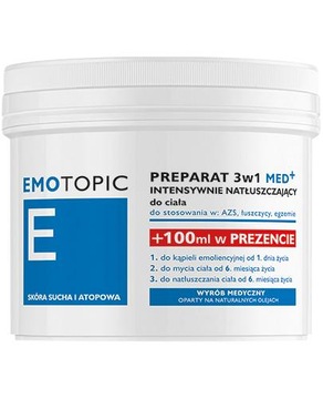 PHARMACERIS EMOTOPIC Preparat intensywnie natłuszczający do ciała 3w1 500ml