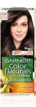 GARNIER COLOR NATURALS farba 4.0 GŁĘBOKI CIEMNY BR