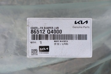 KIA E NIRO 19-22 DOPLNĚNÍ SPOILER NÁRAZNÍK PŘEDNÍ