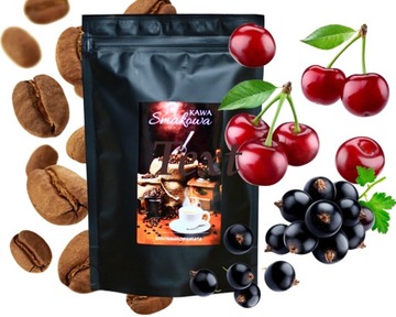 CZARNA PORZECZKA I WIŚNIA - Kawa smakowa 250 g
