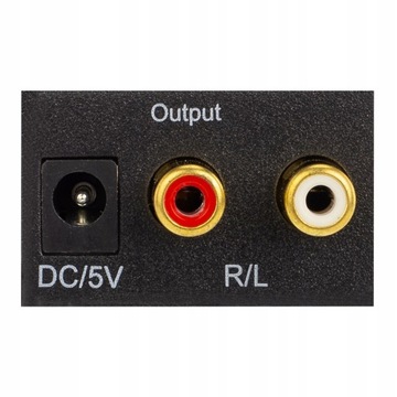 Оптический преобразователь TOSLINK COAXIAL в 2x RCA CINCH