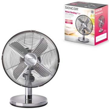 Wentylator Stojący Sencor SFE 2540SL METALOWY 25cm