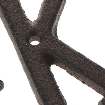 Черный железный знак деревенский декор букв