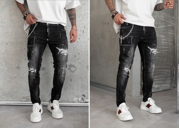 DSQUARED2 jeansy r. 46 Cool Guy Jean spodnie ICON D2 r. 32 dsq2 przetarcia