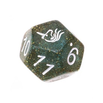 Кубики для РПГ, 7 шт. Акрил - Единороги.