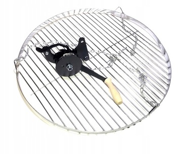 KOŁOWROTEK ŁAŃCUCH ROLKA RUSZT chromowany fi- 70cm