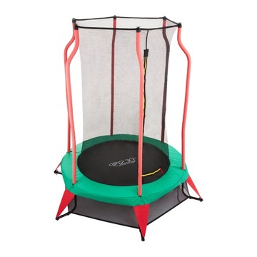 МАЛЕНЬКИЙ ДОМАШНИЙ батут ДЕТСКИЙ ДЛЯ ДОМА И САДА С САДОВОЙ СЕТКОЙ 140 СМ