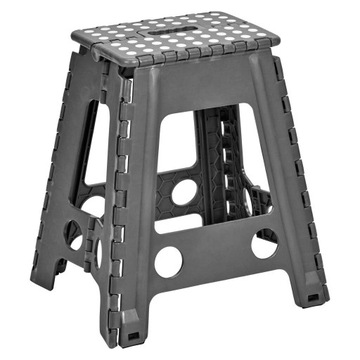 STOŁEK TABORET SKŁADANY ANTYPOŚLIZGOWY 45 CM 150kg