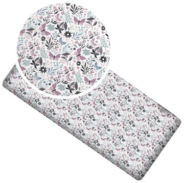 PRZEŚCIERADŁO 90X50 Z GUMKĄ DO KOŁYSKI ŁÓŻECZKA DOSTAWNEGO BAWEŁNA ATEST