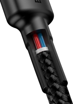 Кабель питания Baseus USB-C 60 Вт QC 3,0 2 м