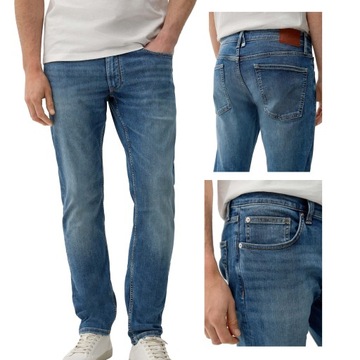 Spodnie męskie Jeans s.Oliver niebieski - 38/32