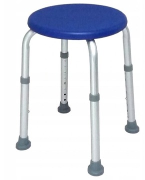 Taboret prysznicowy OKRĄGŁY stołek łazienkowy AT