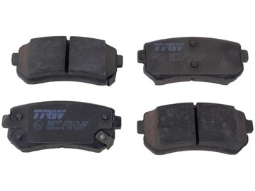 TRW TARCZE + KLOCKI TYŁ HYUNDAI I30 IX35