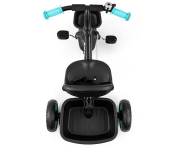 Трехколесный велосипед Axel Black Milly Mally с ручкой