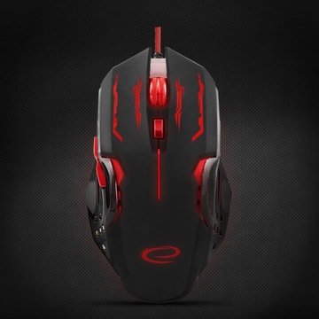 КРАСНАЯ ИГРОВАЯ МЫШЬ ДЛЯ ГЕЙМЕРОВ 2400 DPI