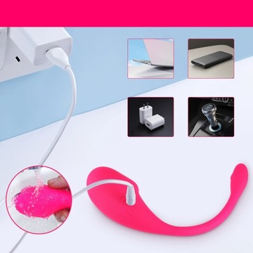 ЖЕНСКИЙ КЛИТОРАЛЬНЫЙ МАССАЖЕР С ДИСТАНЦИОННЫМ УПРАВЛЕНИЕМ BLUETOOTH ДЛЯ ПАР