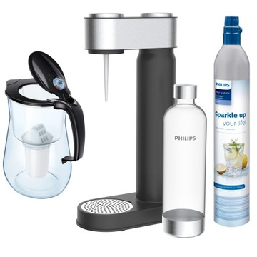 Saturator Philips woda z bąbelkami +filtr AQUAPHOR
