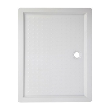 BRODZIK PRYSZNICOWY PROSTOKĄTNY WYSOKI SXL03B BIAŁY 90x80 CM