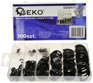 PIERŚCIENIE SEGERA SEGERY E-CLIP ZESTAW 300SZT