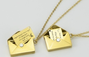 ОЖЕРЕЛЬЕ Золотая БУКВА для мамы сестры с ГРАВИРОВКОЙ