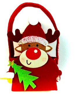 NOWY KOSZYCZEK ŚWIĄTECZNY MIKOŁAJ 21 CM