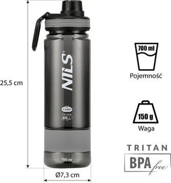 NILS CAMP TRITAN БУТЫЛКА 700мл 0,7 л