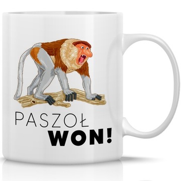 KUBEK na Prezent NOSACZ Janusz Śmieszne Wzory