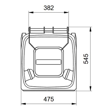 WEBER BIO 120 коричневый контейнер для биоотходов