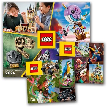 NOWY Katalog LEGO 2024 + 2 katalogi 2023 GRATIS + BILET do Legolandu 2024r