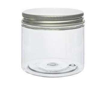 SŁOIK PLASTIKOWY PET 200ml z NAKRĘTKĄ ALUMINIOWĄ