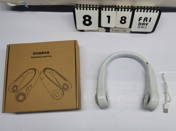 PRZENOŚNY WIATRAK NA SZYJE WENTYLATOR WIATRACZKI 1200mAh