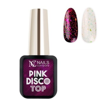 Pink Disco Top Coat drobinki Nails Company 11ml