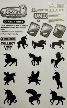 Капсулы UNICORN, растущие в волшебной воде