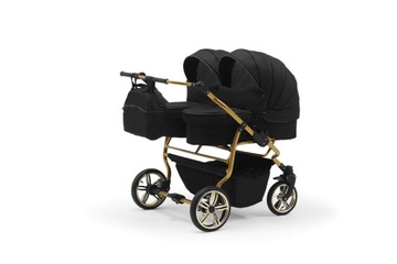 Wózek dla bliźniąt - Duet Lux Gold 2w1 - 32 kolory