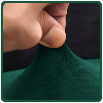 НАБОР ИЗ 4 ШТ. ЧЕХОЛЫ ДЛЯ СТУЛА XL БУТЫЛКА ЗЕЛЕНЫЙ ПЛОТНЫЙ ВЕЛУР