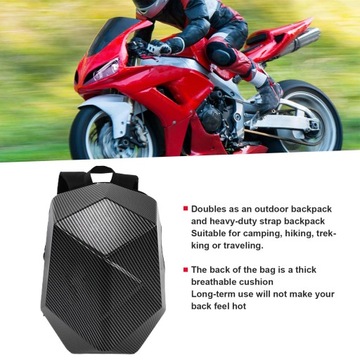 Plecak do jazdy motocyklem Wodoodporny styl