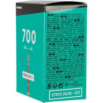 Внутренняя трубка 700x35/45 с клапаном Presta 48 мм