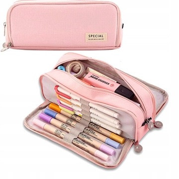 Пенал с отделениями, косметичка, большая сумка 3-в-1
