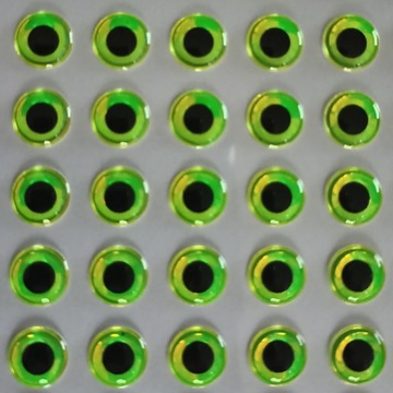 OCZY 3D 4 mm LIME FLUO NEON 10-sztuk